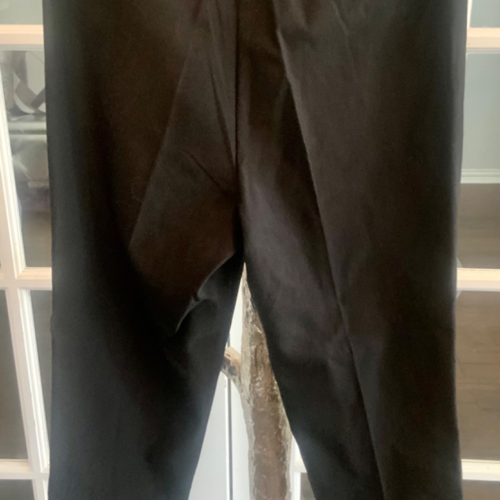 Black Rhinestone Leg Pants - Picture 2 of 6
